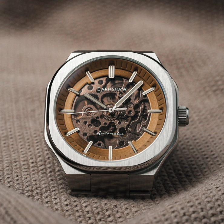 Thomas Earnshaw Discovery Exeter Skeleton Automatic Chino