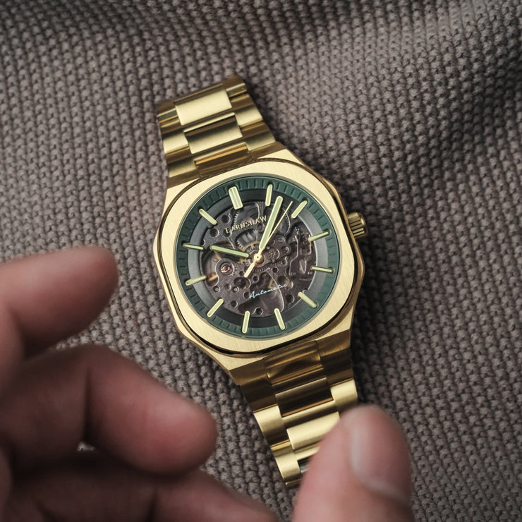 Thomas Earnshaw Discovery Exeter Skeleton Automatic Stone Grey