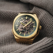 Thomas Earnshaw Discovery Exeter Skeleton Automatic Stone Grey