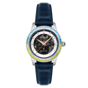 Thomas Earnshaw Celestial Glory Skeleton Automatic Electric Blue