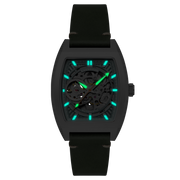 Thomas Earnshaw Heritage Wellington Skeleton Automatic Mint Green