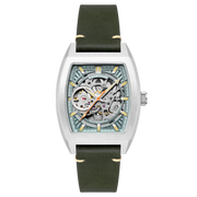 Thomas Earnshaw Heritage Wellington Skeleton Automatic Mint Green