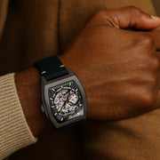 Thomas Earnshaw Heritage Wellington Skeleton Automatic Gunmetal Blue