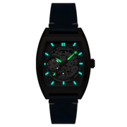 Thomas Earnshaw Heritage Wellington Skeleton Automatic Gunmetal Blue