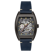 Thomas Earnshaw Heritage Wellington Skeleton Automatic Gunmetal Blue