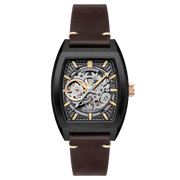 Thomas Earnshaw Heritage Wellington Skeleton Automatic Sable Black