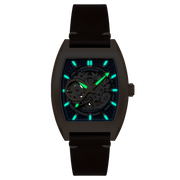 Thomas Earnshaw Heritage Wellington Skeleton Automatic Rosewater Blue