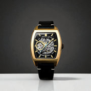 Thomas Earnshaw Heritage Wellington Skeleton Automatic Noir Gold