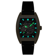 Thomas Earnshaw Heritage Wellington Skeleton Automatic Noir Gold