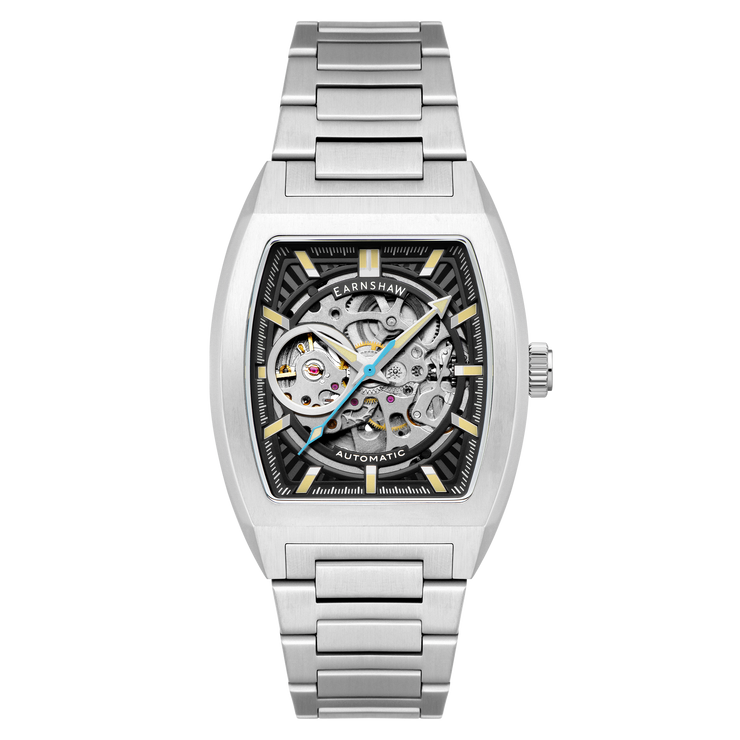Thomas Earnshaw Heritage Wellington Skeleton Automatic Shadow Black