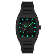 Thomas Earnshaw Heritage Wellington Skeleton Automatic Sage Steel