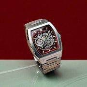Thomas Earnshaw Heritage Wellington Skeleton Automatic Merlot