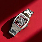 Thomas Earnshaw Heritage Wellington Skeleton Automatic Merlot
