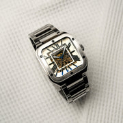 Thomas Earnshaw Engineer Lennox Skeleton Automatic Alabaster White