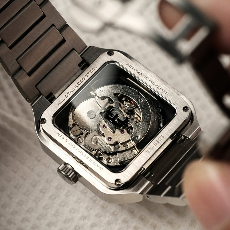 Thomas Earnshaw Engineer Lennox Skeleton Automatic Tan Black