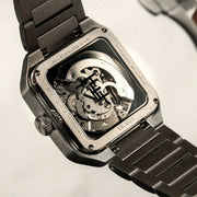 Thomas Earnshaw Engineer Lennox Skeleton Automatic Silver Brown