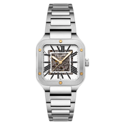 Thomas Earnshaw Engineer Lennox Skeleton Automatic Silver Brown