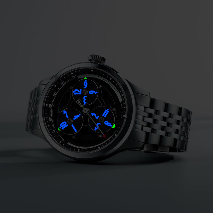 Thomas Earnshaw Engineer Hexham Trisect Automatic Midnight Black Limited Edition