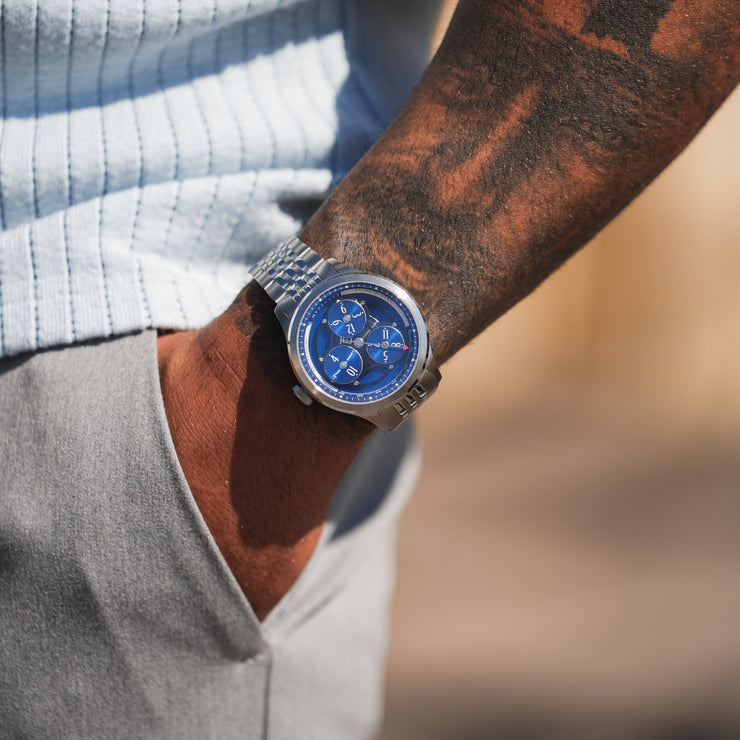 Thomas Earnshaw Engineer Hexham Trisect Automatic Onyx Blue Limited Edition