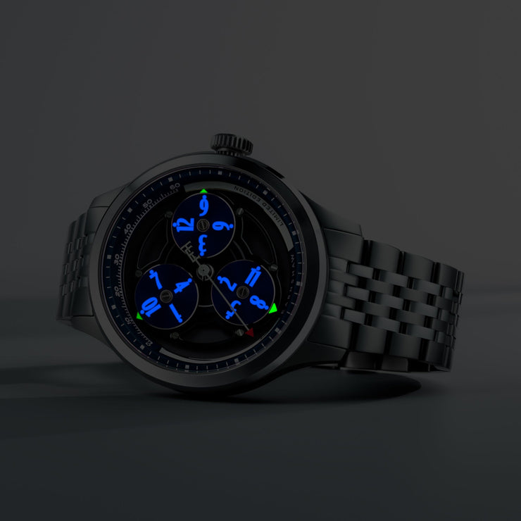 Thomas Earnshaw Engineer Hexham Trisect Automatic Onyx Blue Limited Edition