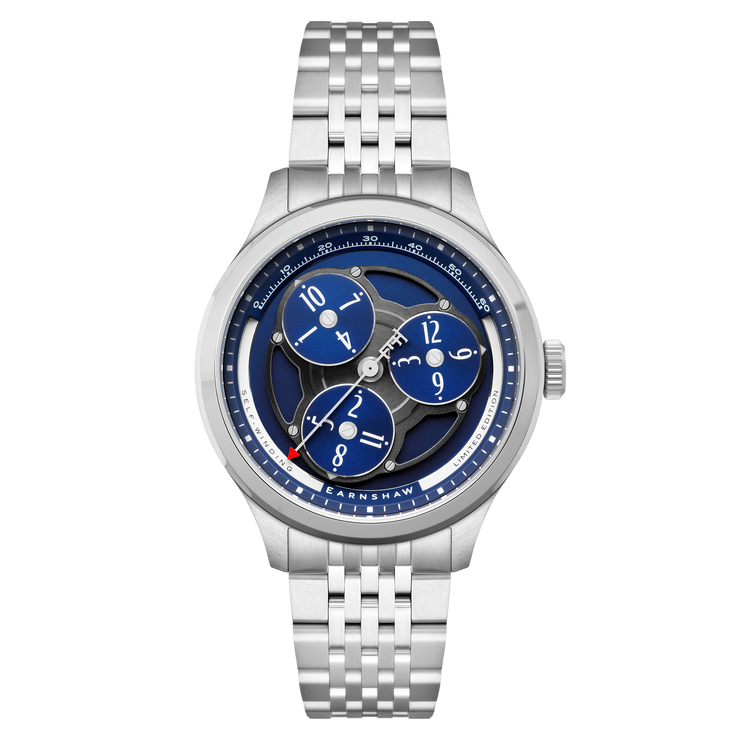 Thomas Earnshaw Engineer Hexham Trisect Automatic Onyx Blue Limited Edition