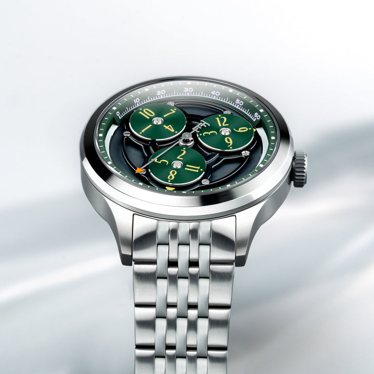 Thomas Earnshaw Engineer Hexham Trisect Automatic Jet Green Limited Edition