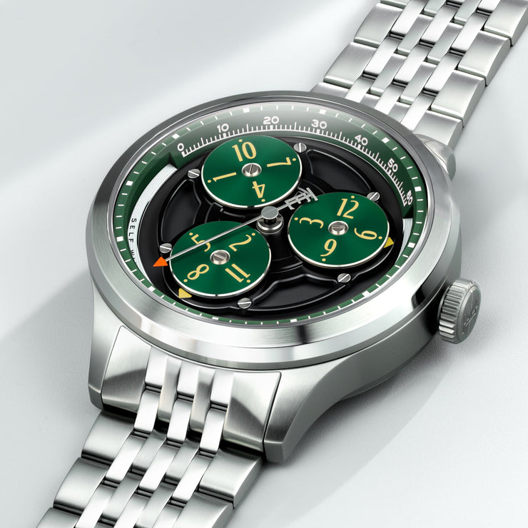 Thomas Earnshaw Engineer Hexham Trisect Automatic Jet Green Limited Edition