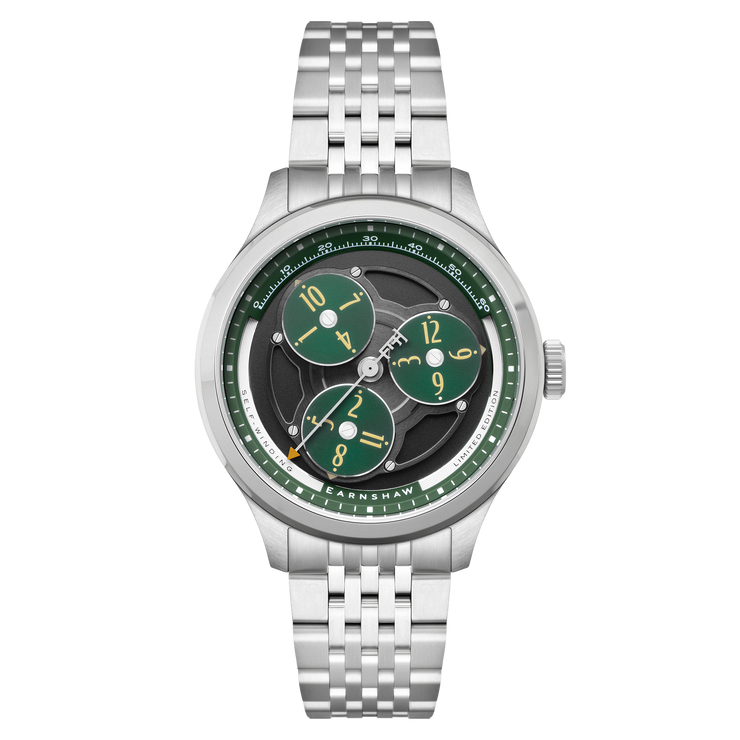 Thomas Earnshaw Engineer Hexham Trisect Automatic Jet Green Limited Edition