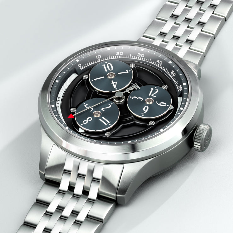 Thomas Earnshaw Engineer Hexham Trisect Automatic Slate Silver Limited Edition