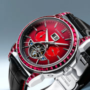 Thomas Earnshaw Nobility Nawab Grand Date Calendar Open Heart Automatic Limited Edition Scarlet Spark