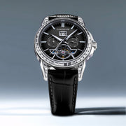 Thomas Earnshaw Nobility Nawab Grand Date Calendar Open Heart Automatic Limited Edition Midnight Jewel