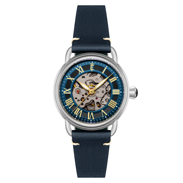 Thomas Earnshaw Heritage Investigator 40 Skeleton Automatic Pewter Grey angled shot picture
