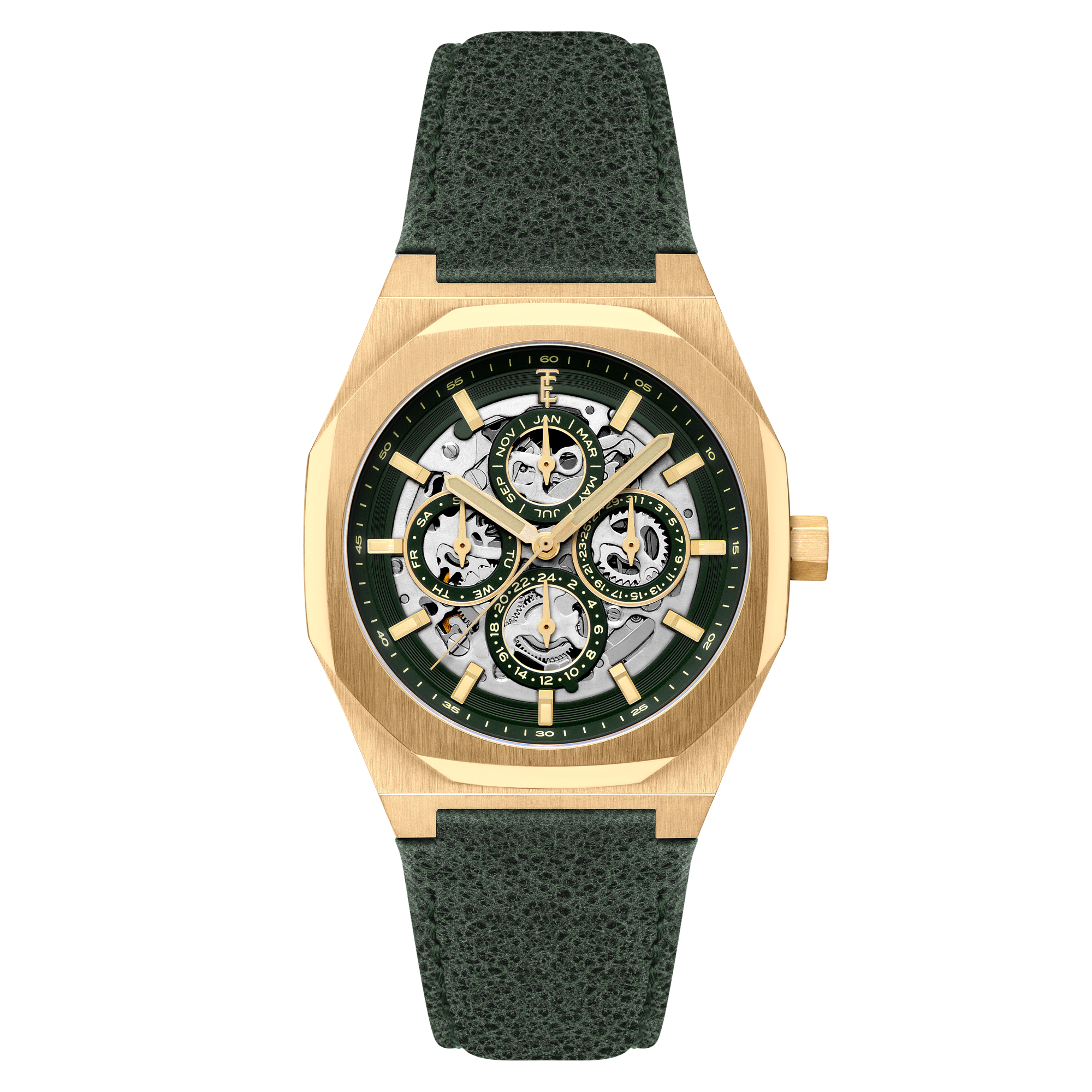 Thomas Earnshaw Discovery Drake Triple Calendar Skeleton Automatic