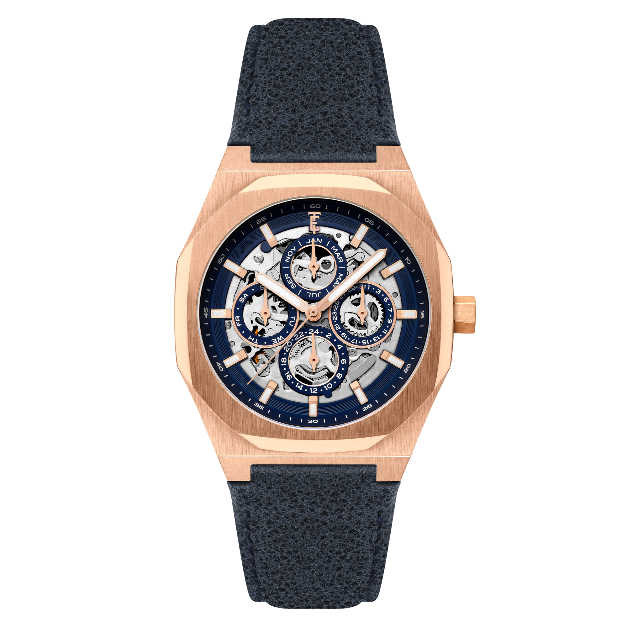 Thomas Earnshaw Discovery Drake Triple Calendar Skeleton Automatic