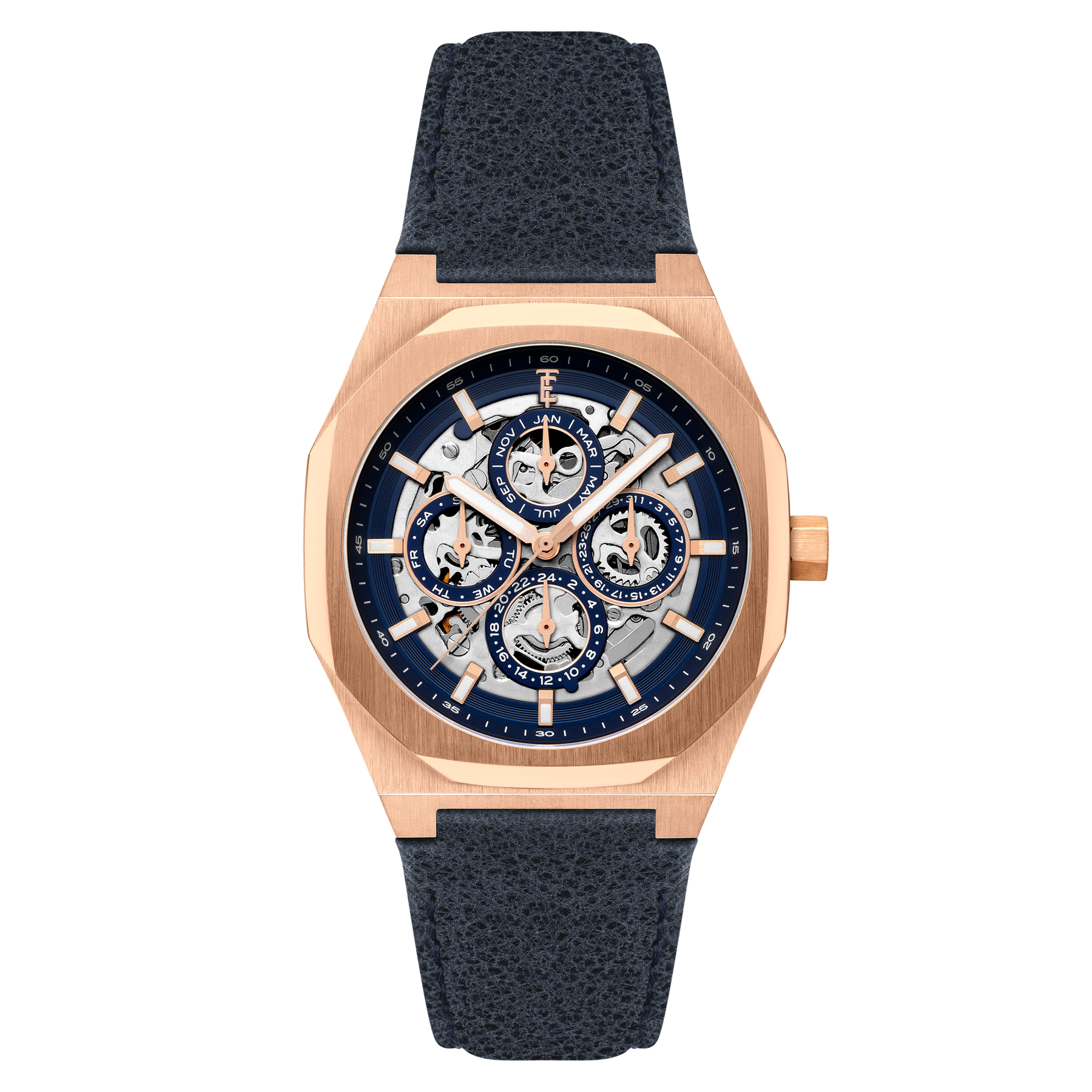 Thomas Earnshaw Discovery Drake Triple Calendar Skeleton Automatic
