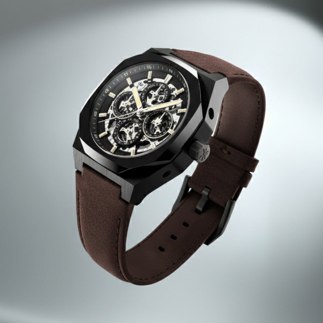 Thomas Earnshaw Discovery Drake Triple Calendar Skeleton Automatic