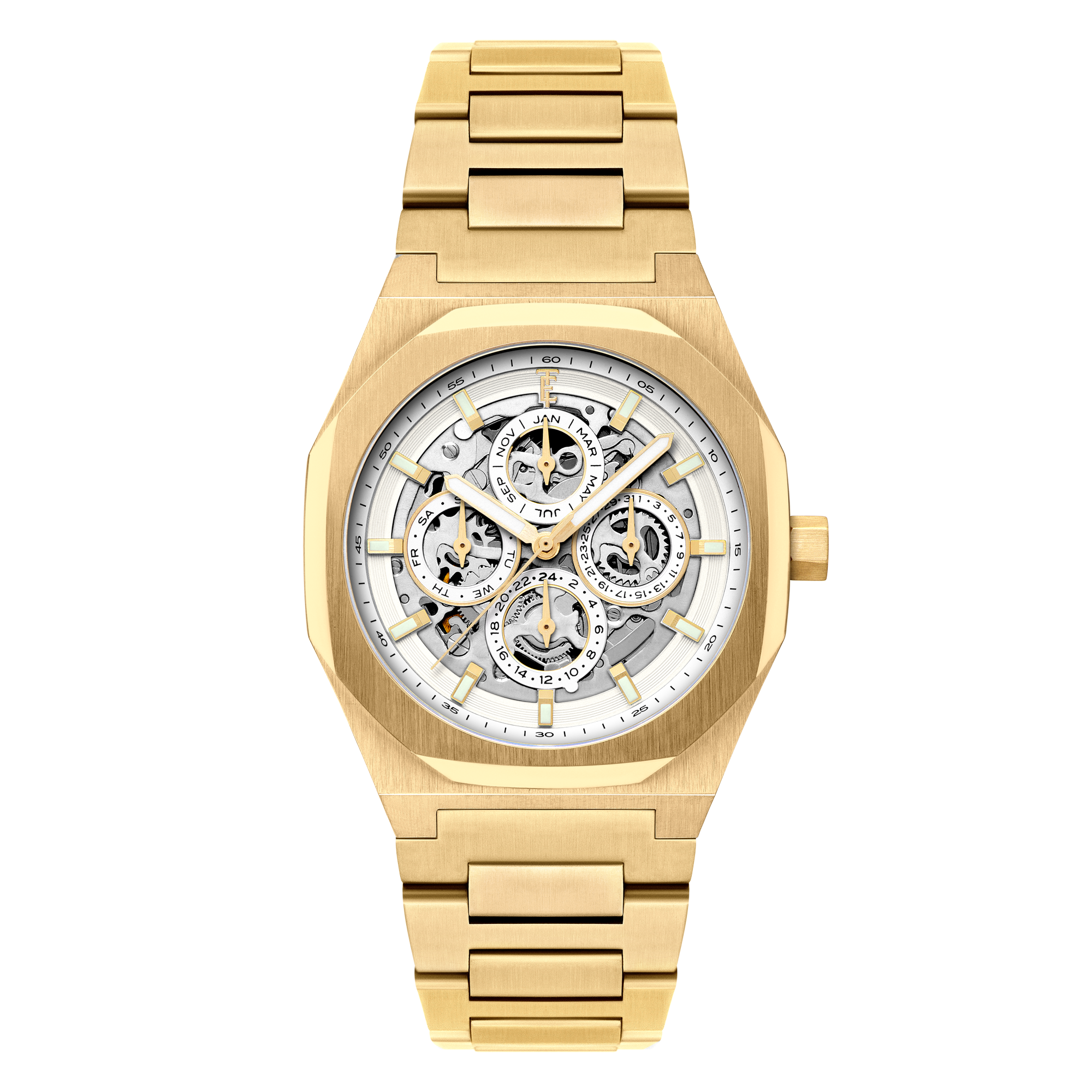 Thomas Earnshaw Discovery Drake Triple Calendar Skeleton Automatic