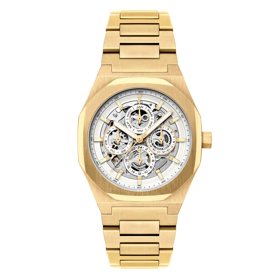 Thomas Earnshaw Discovery Drake Triple Calendar Skeleton Automatic