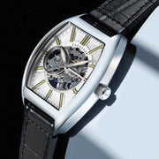 Thomas Earnshaw Heritage Beauchamp Skeleton Automatic Brushed Silver
