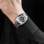 Thomas Earnshaw Heritage Beauchamp Skeleton Automatic Brushed Silver