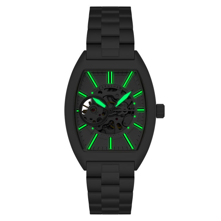 Thomas Earnshaw Heritage Beauchamp Skeleton Automatic Brushed Silver