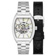 Thomas Earnshaw Heritage Beauchamp Skeleton Automatic Brushed Silver