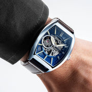 Thomas Earnshaw Heritage Beauchamp Skeleton Automatic Indigo Blue