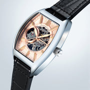 Thomas Earnshaw Heritage Beauchamp Skeleton Automatic Salmon Dust