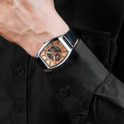 Thomas Earnshaw Heritage Beauchamp Skeleton Automatic Salmon Dust