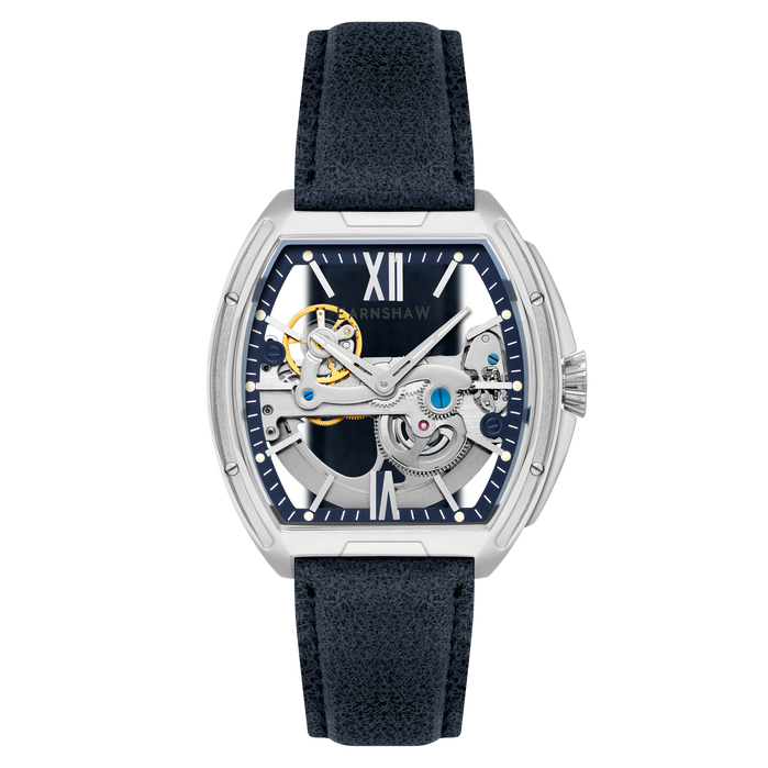 Thomas Earnshaw Nobility Knightsbridge Automatic Cobalt Wave angled shot picture