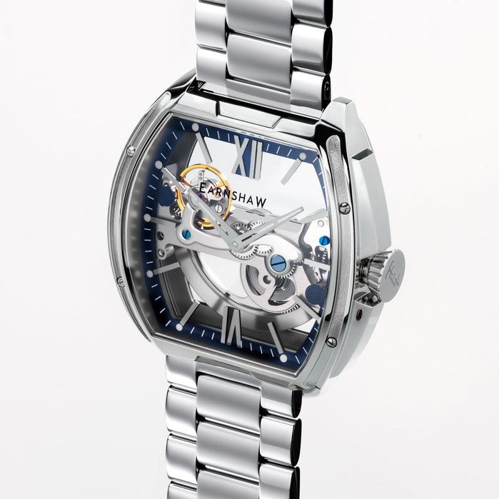 Thomas Earnshaw Nobility Knightsbridge Automatic SS Midnight Sky angled shot picture