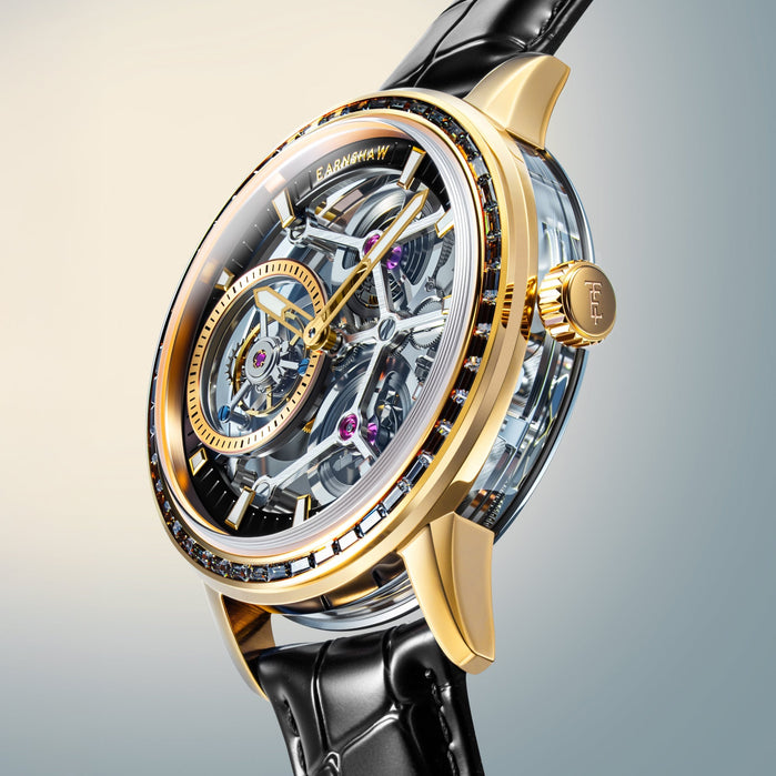 Thomas Earnshaw Engineer Parsons Tourbillon Spinel Noir Limited Edition angled shot picture
