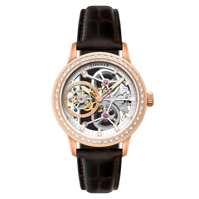 Thomas Earnshaw Engineer Parsons Tourbillon Rose Aura Limited Edition angled shot picture