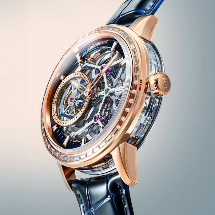 Thomas Earnshaw Engineer Parsons Tourbillon Cobalt Gem Limited Edition angled shot picture
